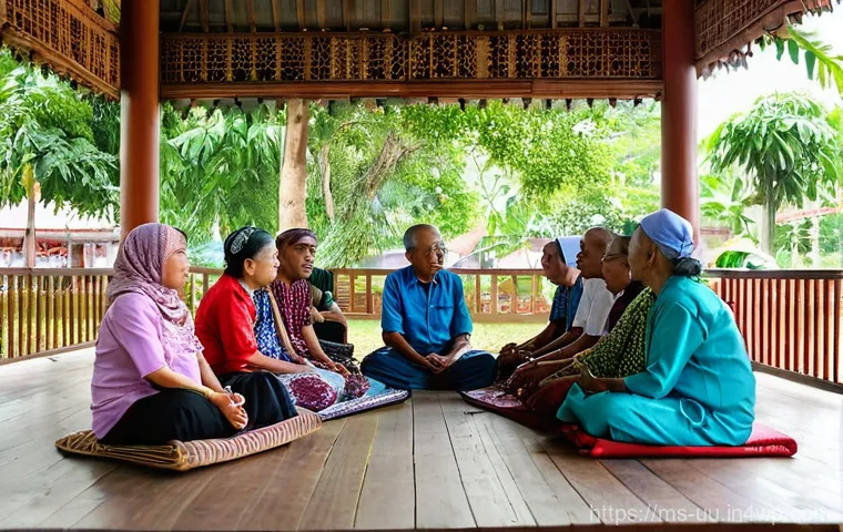회복적 정의 실천의 사례 중심 교육 - **Restorative Justice Circle in a Malaysian School**
    A group of diverse Malaysian students, alon...